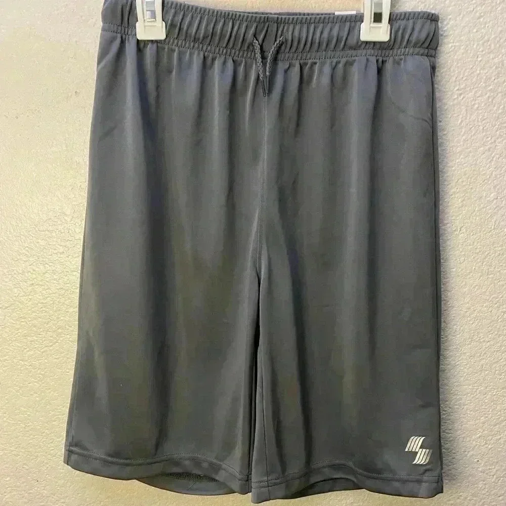 🆕 Place Sport Boys Basketball Grey Shorts L🆕